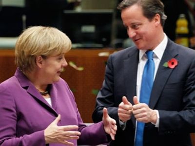 Дэвид Кэмерон и Ангела Меркель (obozrevatel.com)