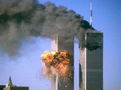 Теракт 11.9.2001 в Нью-Йорке. Источник - http://www.wobaoliao.net/