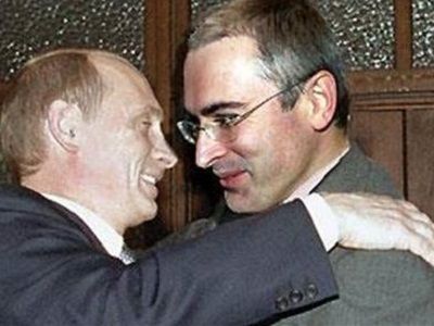 Путин и Ходорковский. Публикуется в https://www.facebook.com/alexandr.hotz