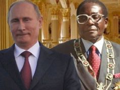 В.Путин и Р.Мугабе. Источник - rustelegraph.ru