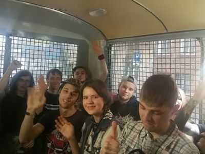 Задержанные левые активисты 1 мая в Москве, Фото: ovdinfo.org