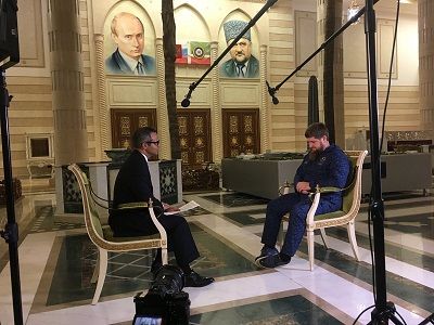 Рамзан Кадыров на телеканале HBO. Фото: twitter.com/RealSportsHBO
