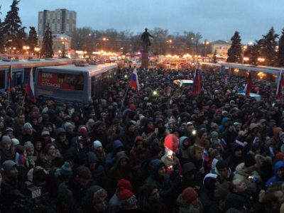Митинг Навального в Самаре. Фото: twitter.com/echogor