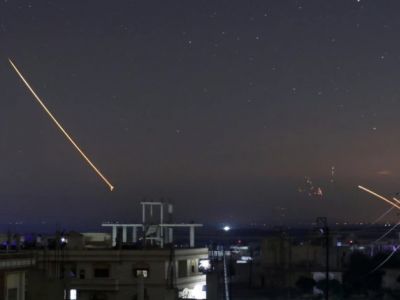Удар Израиля по иранским позициям в Сирии. Фото: haaretz.com