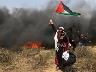 Беспорядки на границе сектора Газа и Израиля. Фото: Haaretz