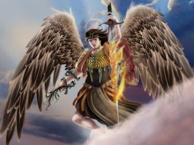 Ангел с пылающим мечом (аниме). Источник: anime-kartinki-2.ru