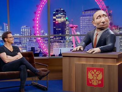 "Сегодня ночью с Владимиром Путиным". Фото: Би-би-си