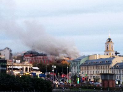 Пожар в Богородице-Рождественском женском монастыре.  Фото: Каспаров.Ru