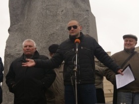 Сергей Удальцов на Дне гнева 10 апреля. Фото: Каsparov.Ru