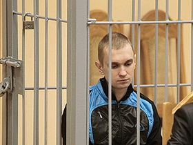 Обвиняемый во взрыве в Минске Коновалов. Фото Reuters.