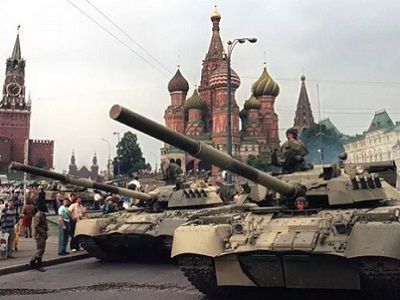 Танки в Москве, 19.8.1991. Источник - http://newkuzbass.ru/