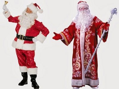 Санта-Клаус и Дед Мороз. Источник - job96.ru