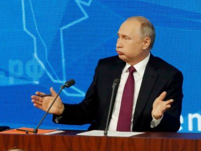 Ежегодная пресс-конференция Путина, 2019 г. Фото: Reuters