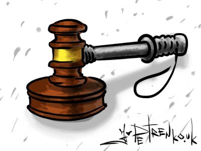 Суд и законность по-кремлевски. Карикатура А.Петренко: petrenko.ua