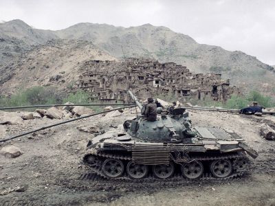 Сожженный в ходе боев афганский аул.  Фото: photochronograph.ru