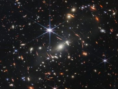Фото галактик, сделанное телескопом "Джеймс Уэбб". Фото: www.nasa.gov